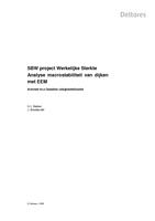 SBW project Werkelijke Sterkte: Analyse macrostabiliteit van dijken met EEM