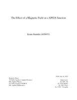 The Effect of a Magnetic Field on a S/FE/S Junction