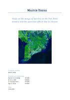 Study on the design of barriers in the Tien River estuary and the upstream effects due to closure
