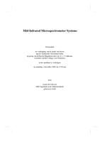 Mid-infrared microspectrometer systems