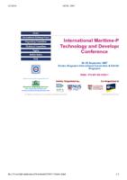 Proceedings of the International Maritime-Port Technology and Development Conference, MTEC’07, September 26-28, 2007, Singapore, ISBN: 978-981-05-9102-1