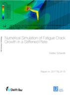 Numerical Simulation of Fatigue Crack Growth in a Stiffened Plate