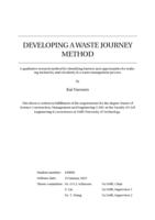 Developing a waste journey method