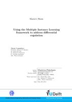 Using the Multiple Instance Learning framework to address differential regulation