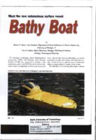 Meet the new autonomous surface vessel Bathy Boat