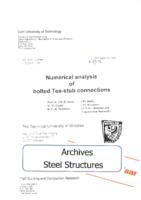 Numerical analysis of bolted Tee-stub connections