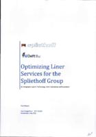 Optimizing liner services for the spliethoff group