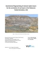 Geochemical fingerprinting of volcanic tephra layers for the correlation of coal layers in the Paleocene Tullock formation, USA