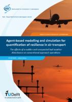 Agent-based modelling and simulation for quantification of resilience in air transport