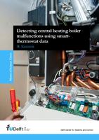 Detecting central heating boiler malfunctions using smart-thermostat data