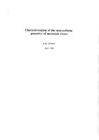 Characterization of the non-uniform geometry of mountain rivers