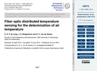 Fiber optic distributed temperature sensing for the determination of air temperature