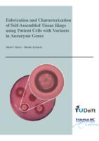 Fabrication and Characterization of Self-Assembled Tissue Rings using Patient Cells with Variants in Aneurysm Genes