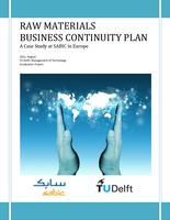 Raw Materials Business Continuity Plan: A Case Study at SABIC in Europe