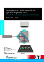 Development of a Multichannel TCSPC System in a Spartan 6 FPGA LinoSPAD - Fluorescence Lifetime Imaging for Fluorescence Guided Surgery