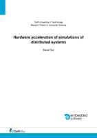 Hardware acceleration of simulations of distributed systems