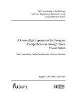 A controlled experiment for program comprehension through trace visualization