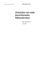 Ontsluiten van natte basisinformatie Rijkswaterstaat