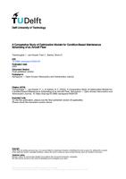 A Comparative Study of Optimization Models for Condition-Based Maintenance Scheduling of an Aircraft Fleet