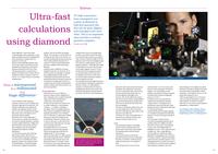 Ultra-fast calculations using diamond