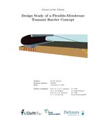 Design Study of a Flexible-Membrane Tsunami Barrier Concept