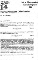 Perturbation methods