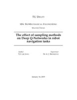 The effect of sampling methods on Deep Q-Networks in robot navigation tasks