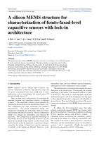 A silicon MEMS structure for characterization of femto-farad-level capacitive sensors with lock-in architecture
