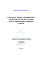 Assessment of machine learning algorithms for the purpose of heat pump detection based on load profiles and temperature readings
