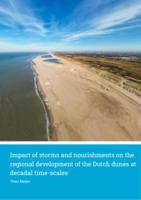 Measured impact of storms and nourishments on the regional development of the Dutch dunes at decadal timescales
