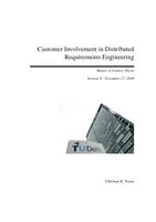 Customer Involvement in Distributed Requirements Engineering
