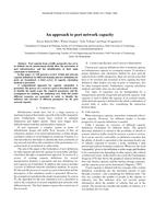 An approach to port network capacity