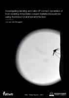 Investigating landing and take-off contact dynamics of host-seeking Anopheles coluzzii malaria mosquitoes using frustrated total internal reflection
