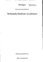 Multimedia Hardware Accelerators