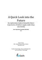 A Quick Look into the Future: An exploratory study of plausible future trajectories of indium supply under deep uncertainty