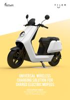 Design of a universal wireless charging solution for shared electric mopeds in cities