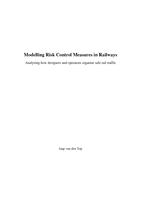 Modelling Risk Control Measures in Railways: Analysing how designers and operators organise safe rail traffic