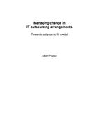 Managing change in IT outsourcing arrangements