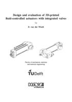 Design and evaluation of 3D-printed fluid-controlled actuators with integrated valves