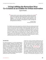 Living labbing the Rotterdam way: Co-creation as an enabler for urban innovation