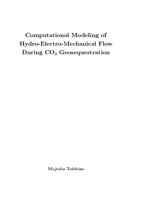 Computational Modeling of Hydro-Electro-Mechanical Flow During CO2 Geosequestration