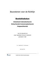 BR 3 - Historisch metselwerk: Bouwstenen richtlijn besteksteksten inboetwerk lateraalscheuren, herstel transversaalscheuren, voegwerkherstel (apr. 2012)