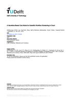 A Heuristics-Based Cost Model for Scientific Workflow Scheduling in Cloud