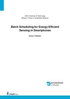 Batch Scheduling for Energy-Efficient Sensing in Smartphones
