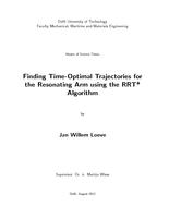 Finding Time-Optimal Trajectories for the Resonating Arm using the RRT* Algorithm