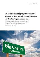 De juridische mogelijkheden voor innovatie met behulp van Europese aanbestedingsprocedures