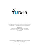 Finding upper bound for tightening of individual constraints in flexible manufacturing systems