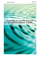 Evaluating the societal relevance of academic research: A guide
