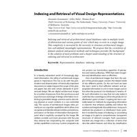 Indexing and Retrieval of Visual Design Representations