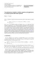 Non-autonomous stochastic evolution equations and applications to stochastic partial differential equations